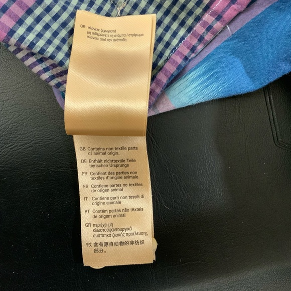 Scotch & Soda Blue and Purple Plaid Button Down Shirt - Picture 10 of 12